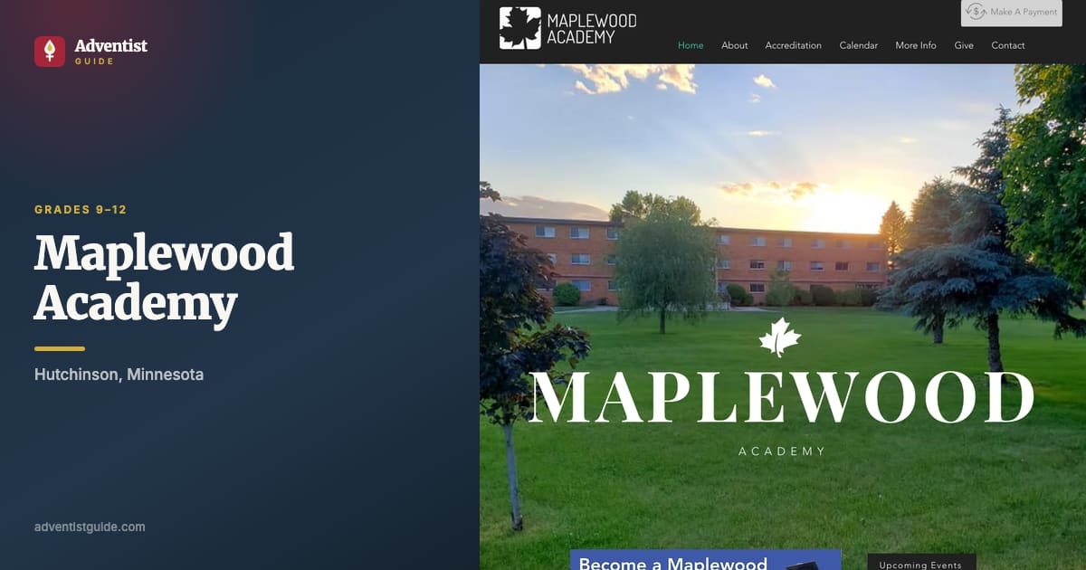 The Maplewood Academy website