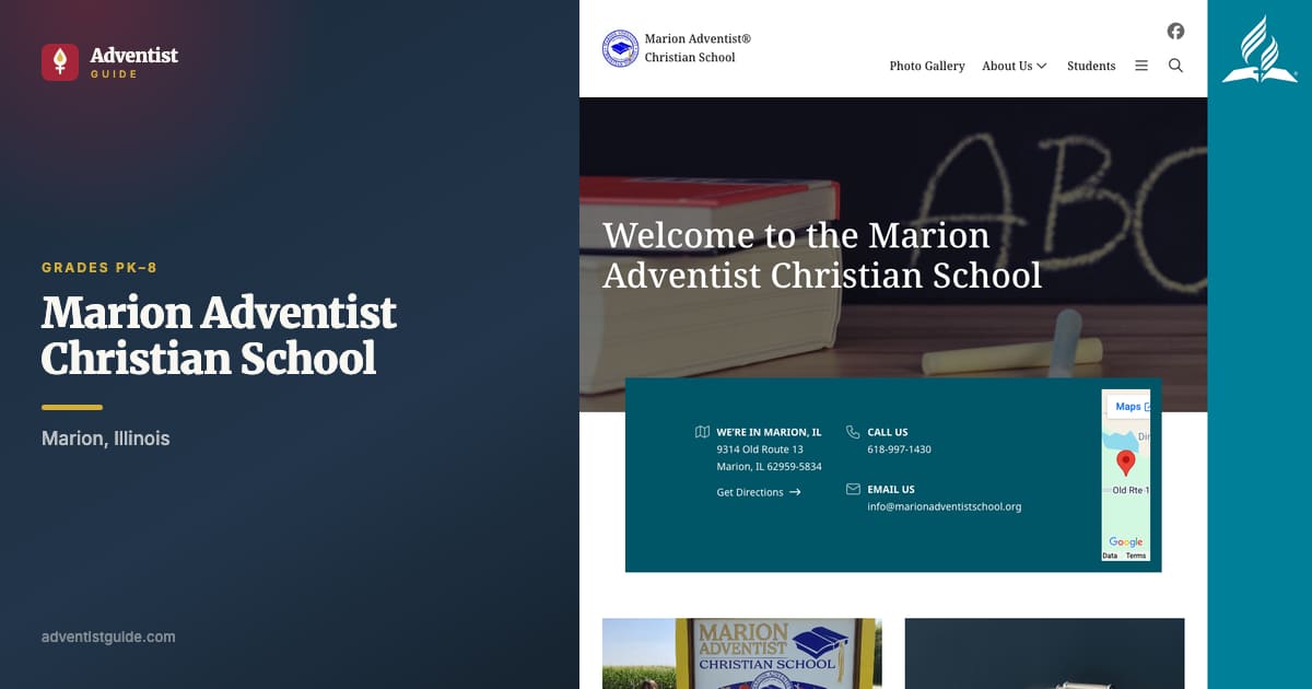 The Marion Adventist Christian School website