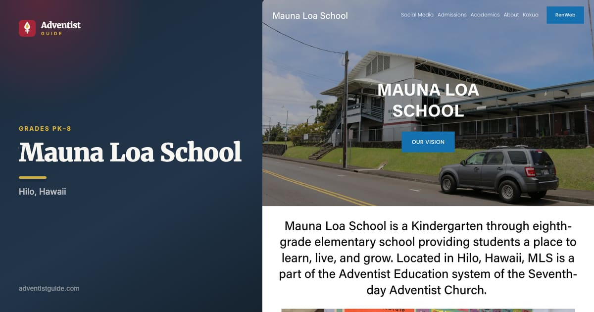 The Mauna Loa School website