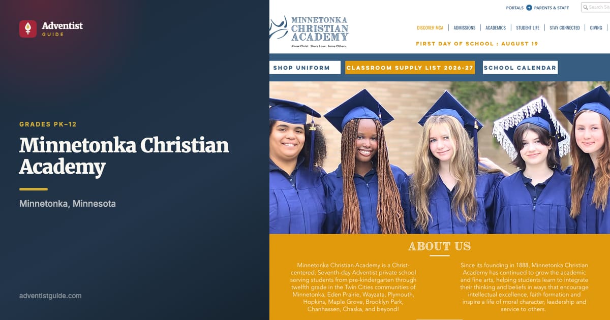 The Minnetonka Christian Academy website