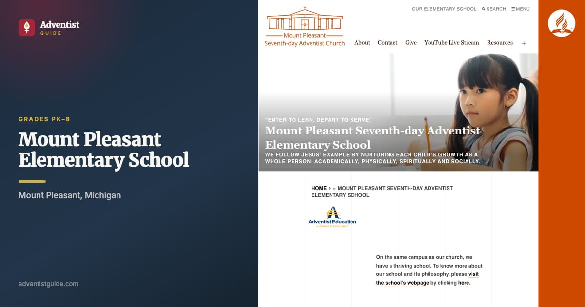 The Mount Pleasant Elementary School website