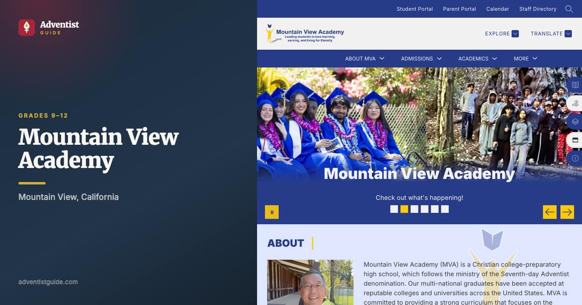 The Mountain View Academy website