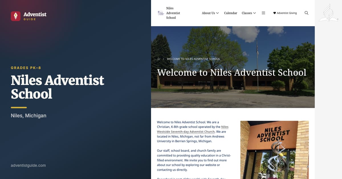 The Niles Adventist School website