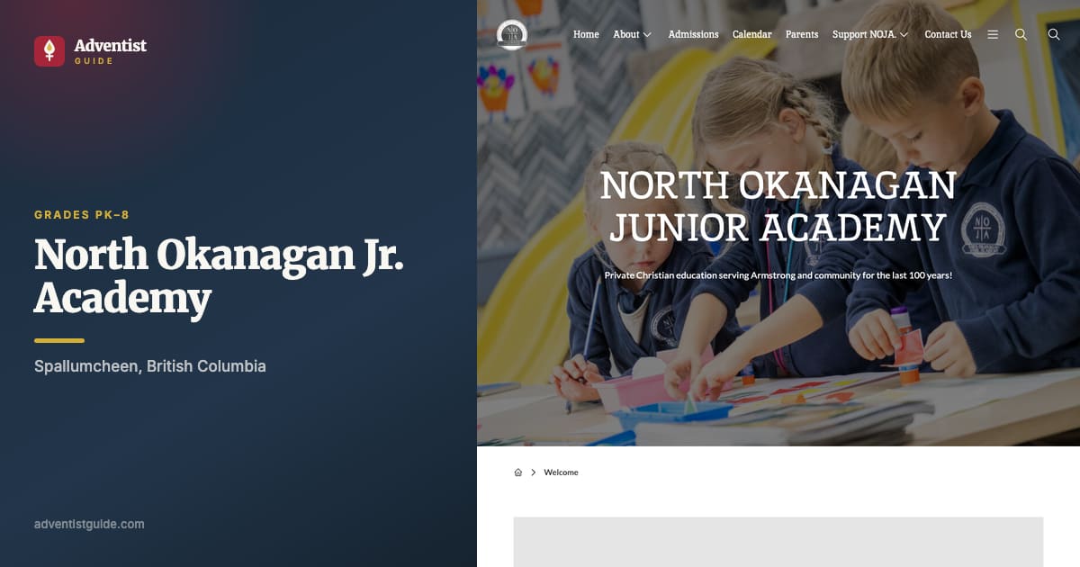 The North Okanagan Jr. Academy website