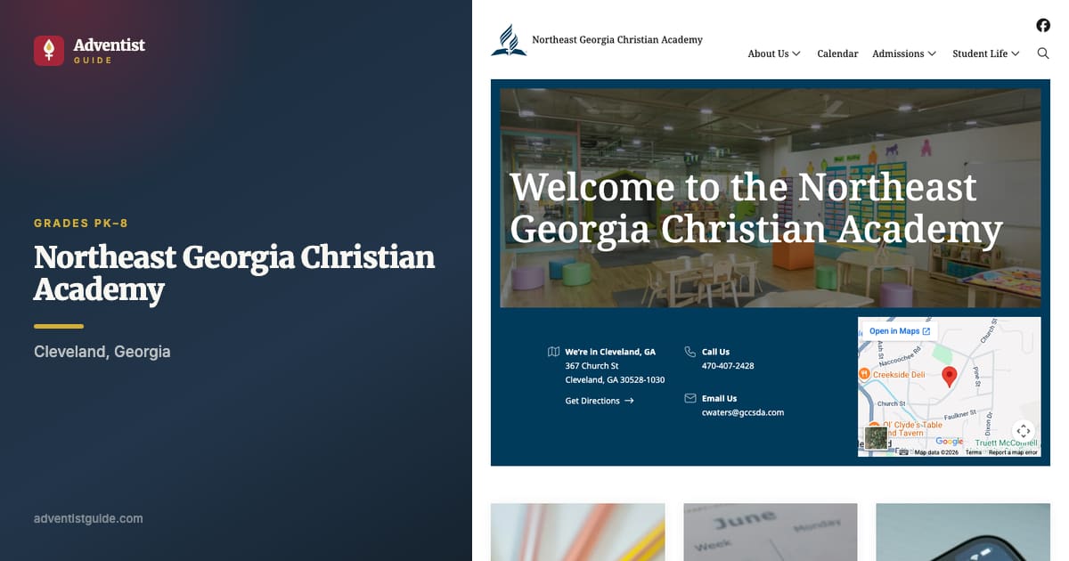 The Northeast Georgia Christian Academy website