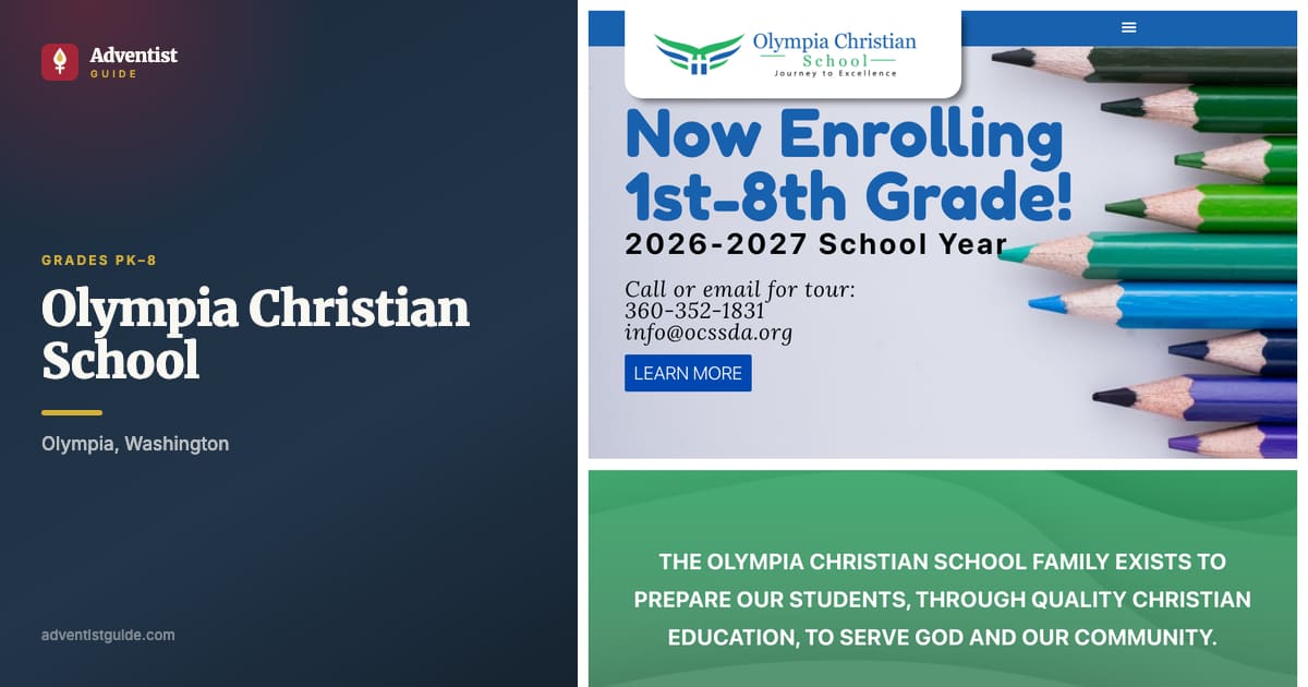 The Olympia Christian School website
