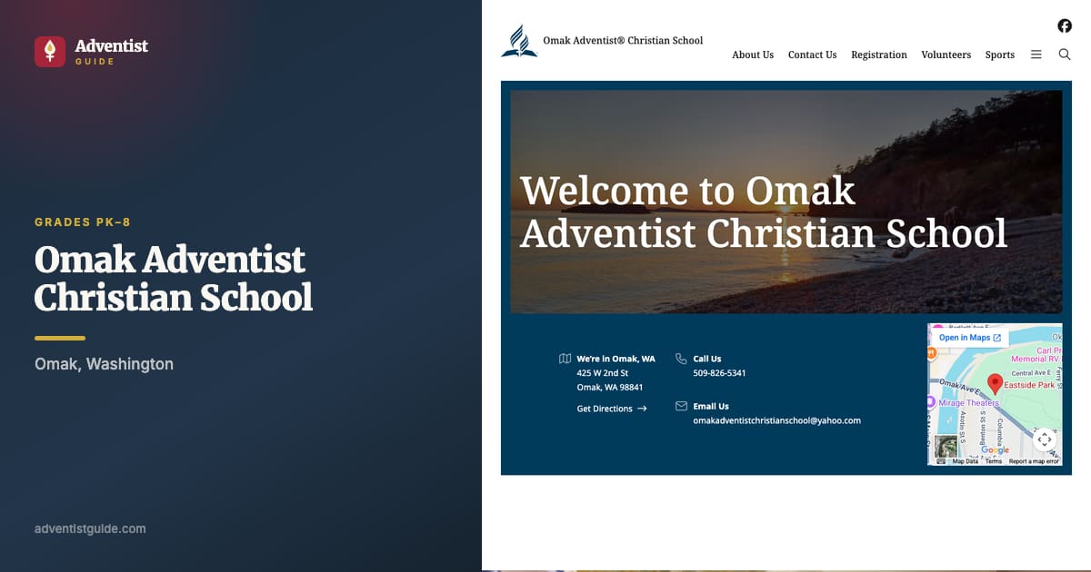 The Omak Adventist Christian School website