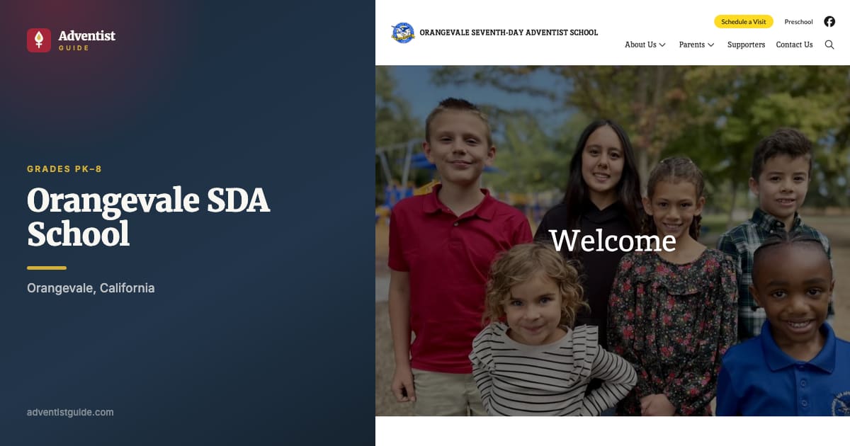 The Orangevale SDA School website