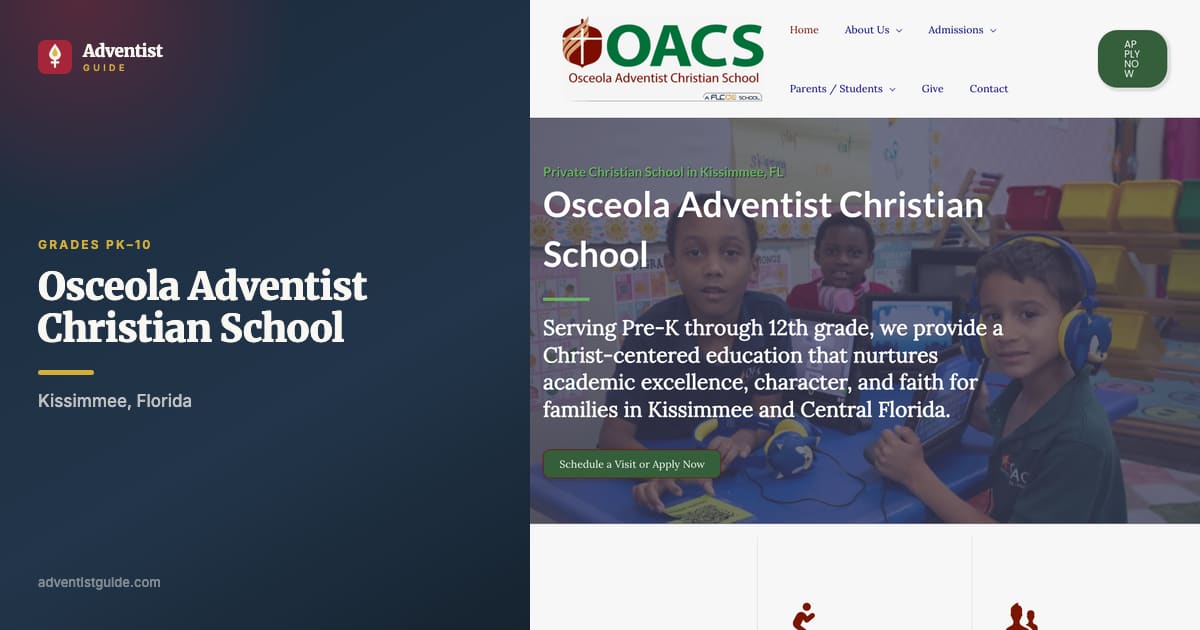 The Osceola Adventist Christian School website