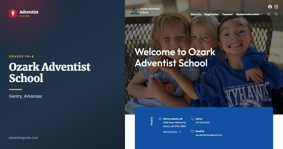 The Ozark Adventist School website