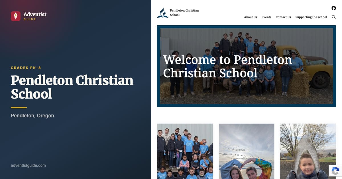 The Pendleton Christian School website
