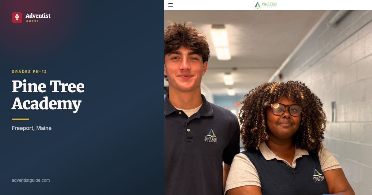 The Pine Tree Academy website