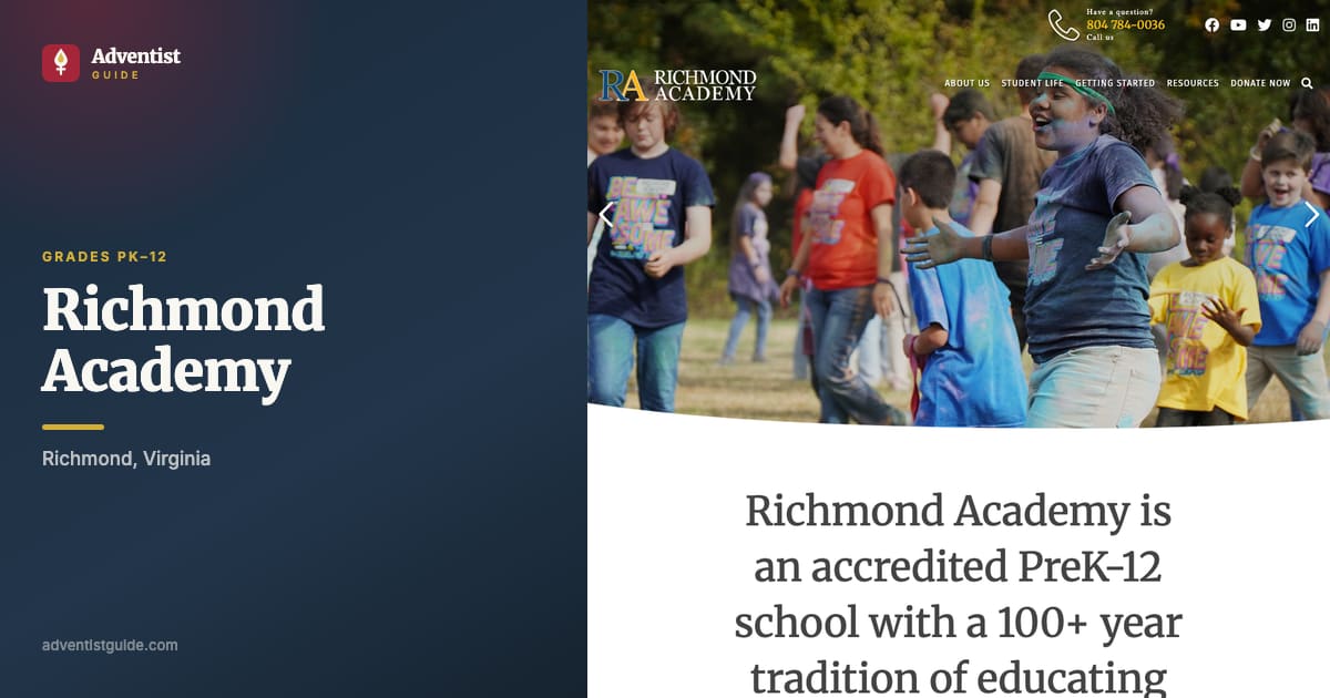 The Richmond Academy website