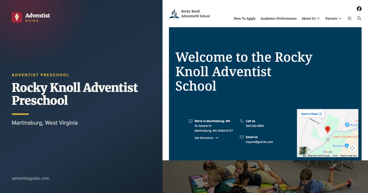 The Rocky Knoll Adventist Preschool website