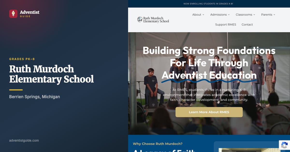 The Ruth Murdoch Elementary School website