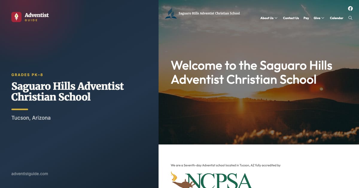 The Saguaro Hills Adventist Christian School website