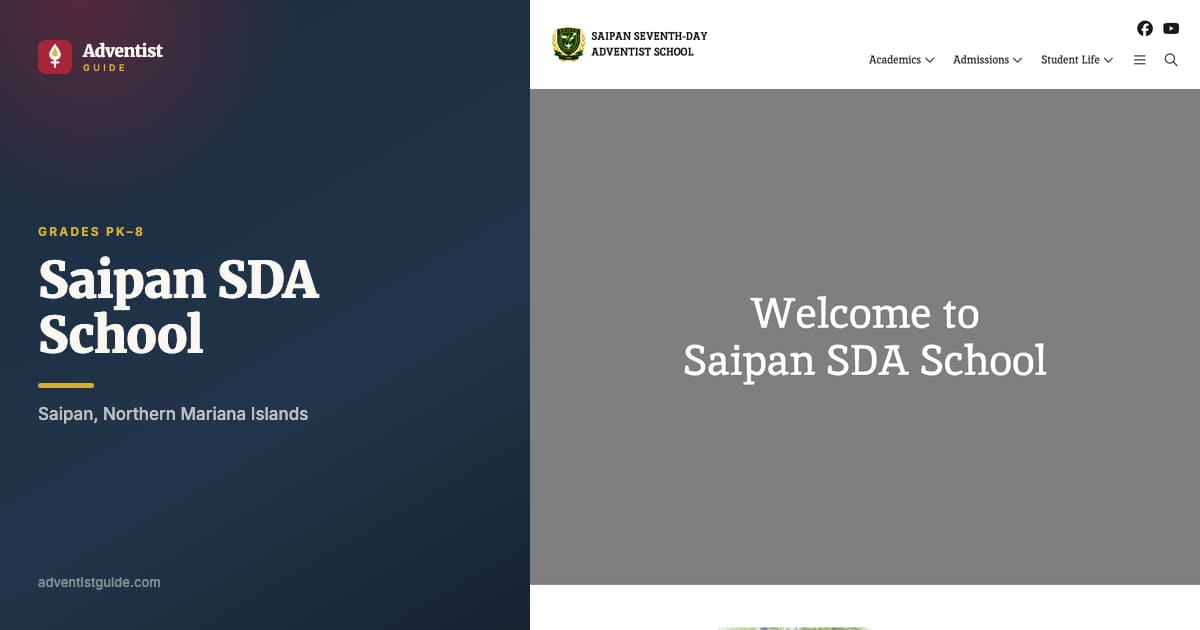The Saipan SDA School website