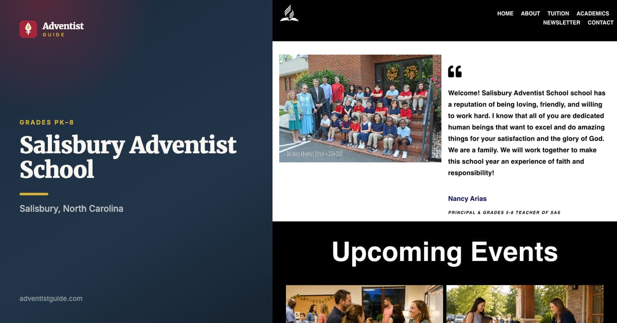 The Salisbury Adventist School website