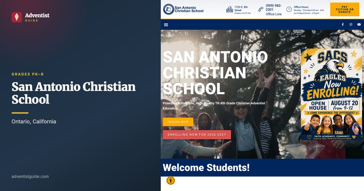 The San Antonio Christian School website
