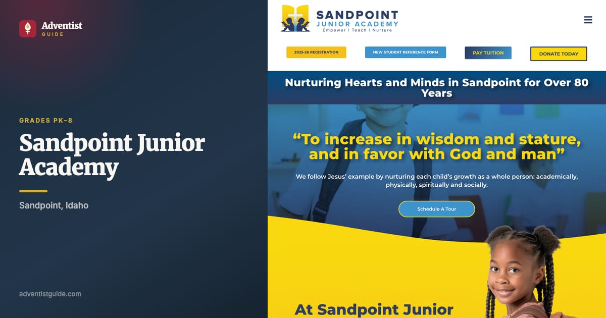 The Sandpoint Junior Academy website