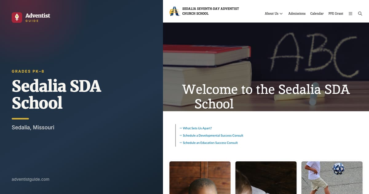 The Sedalia SDA School website
