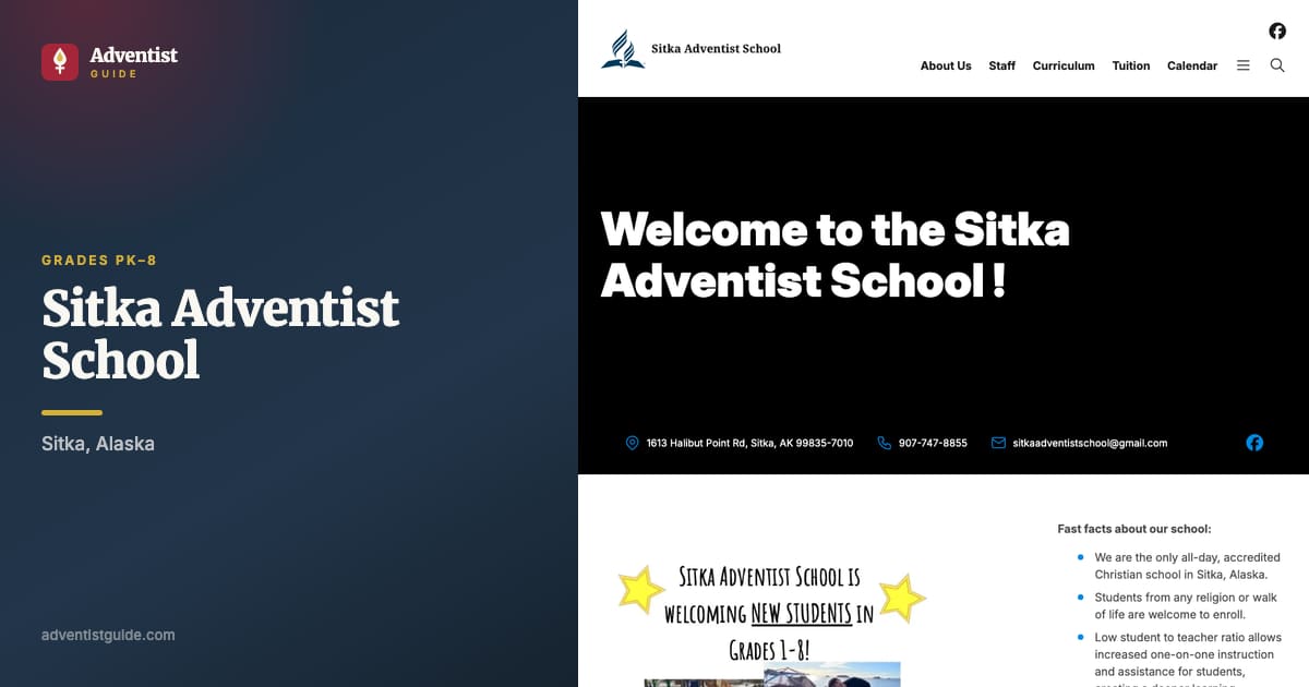 The Sitka Adventist School website