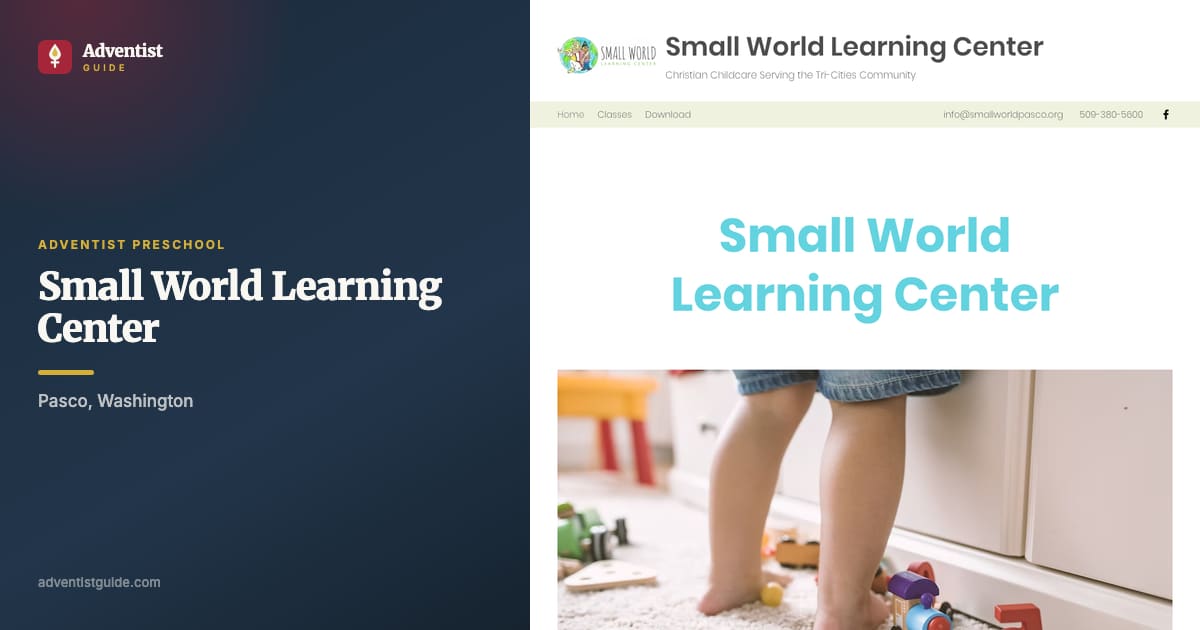 The Small World Learning Center website