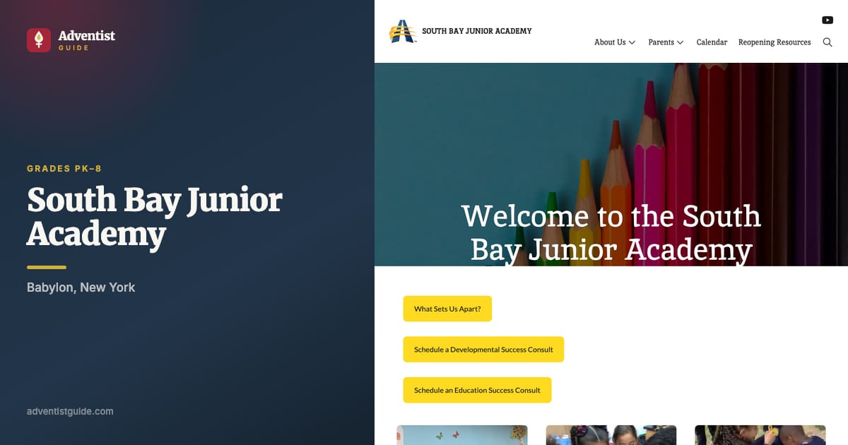 The South Bay Junior Academy website