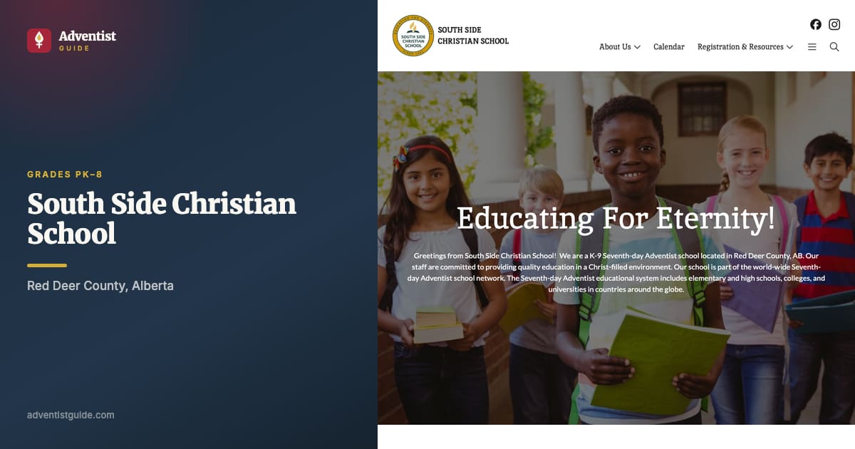 The South Side Christian School website