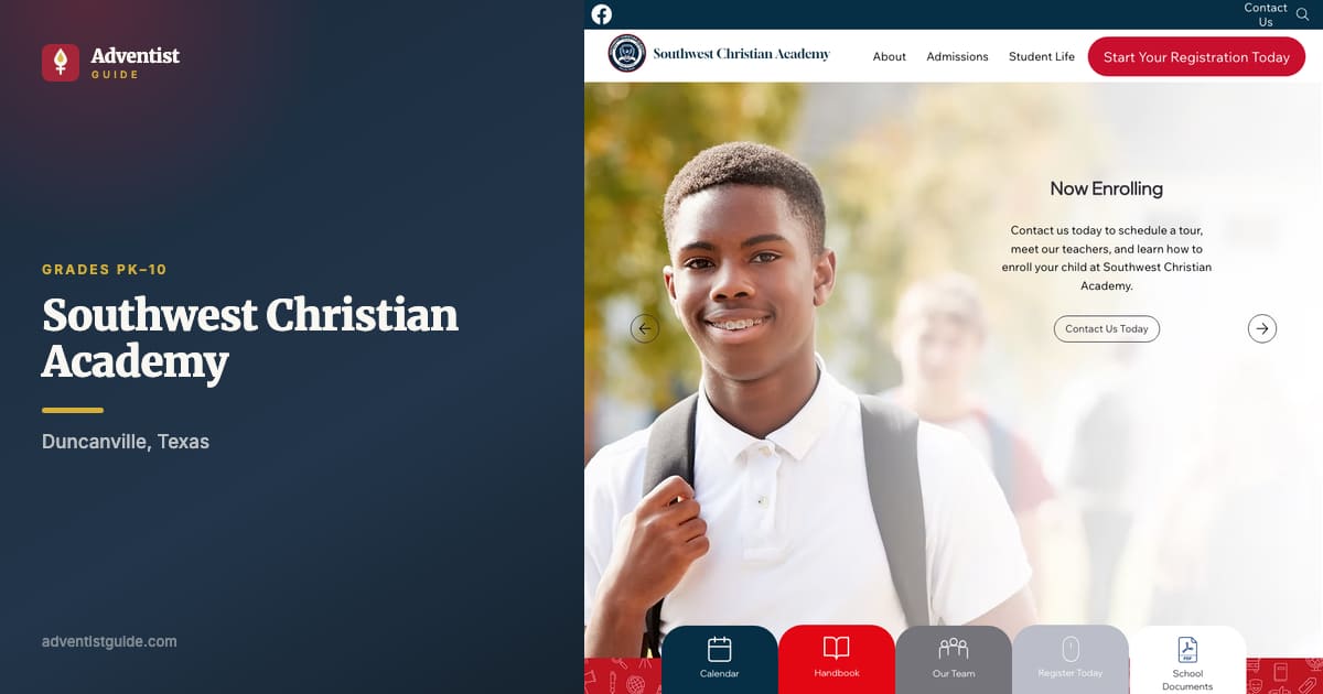 The Southwest Christian Academy website
