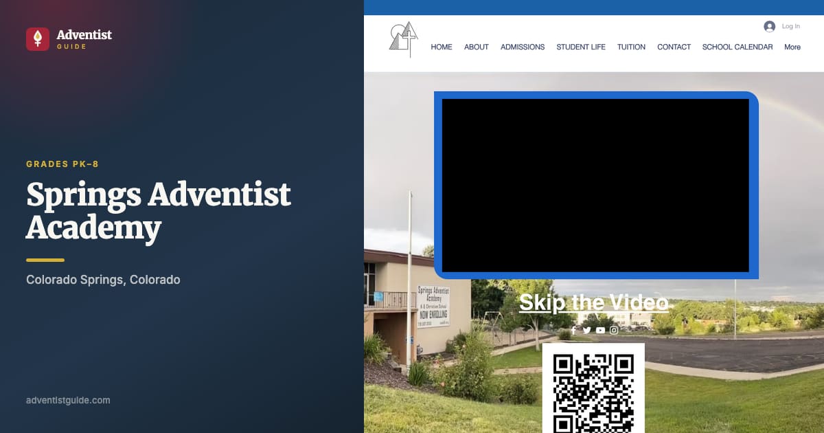 The Springs Adventist Academy website