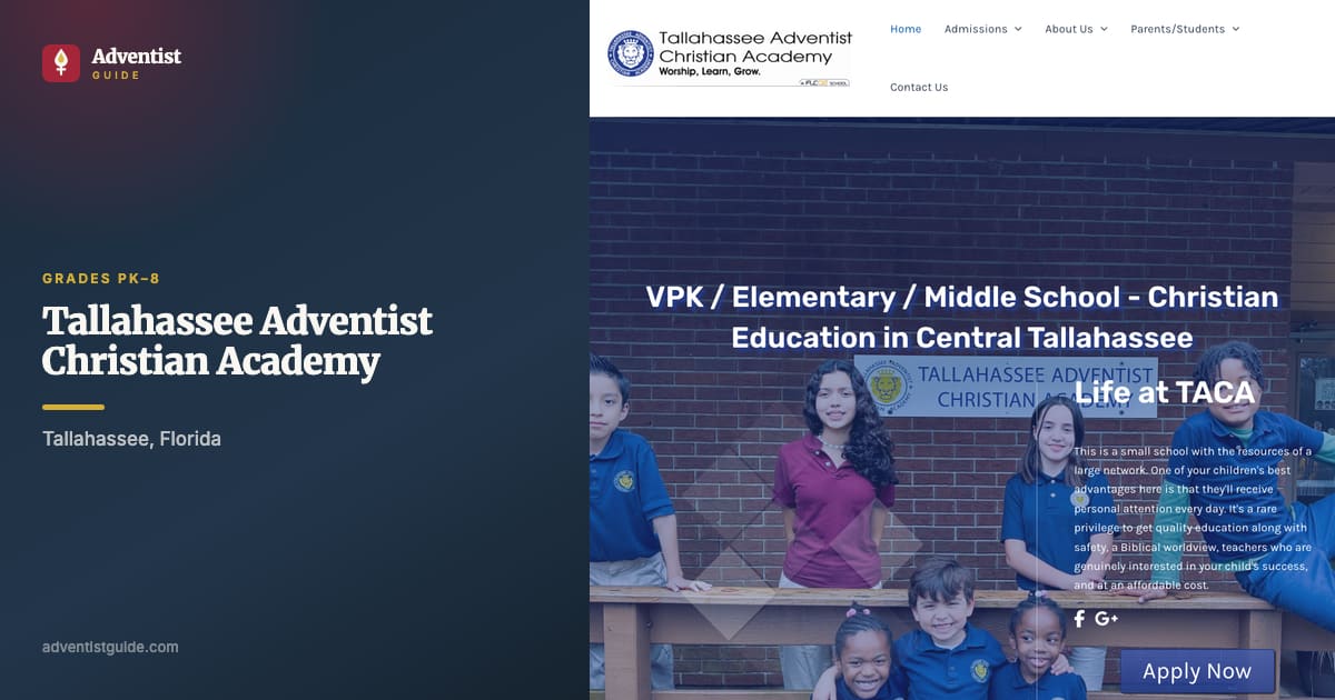 The Tallahassee Adventist Christian Academy website