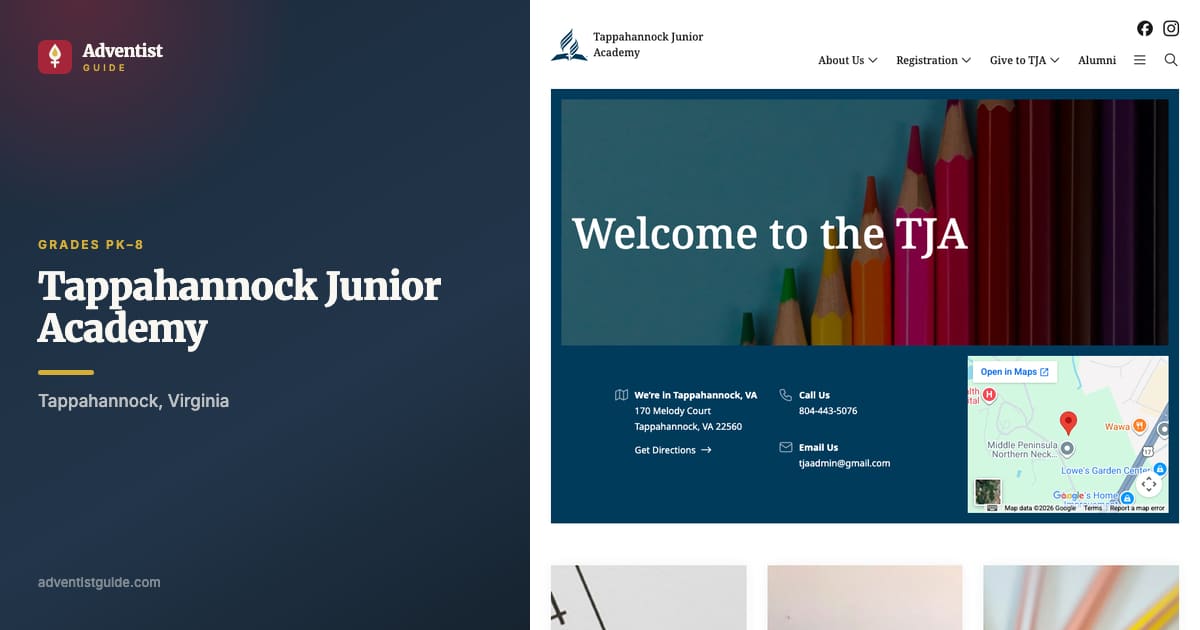 The Tappahannock Junior Academy website