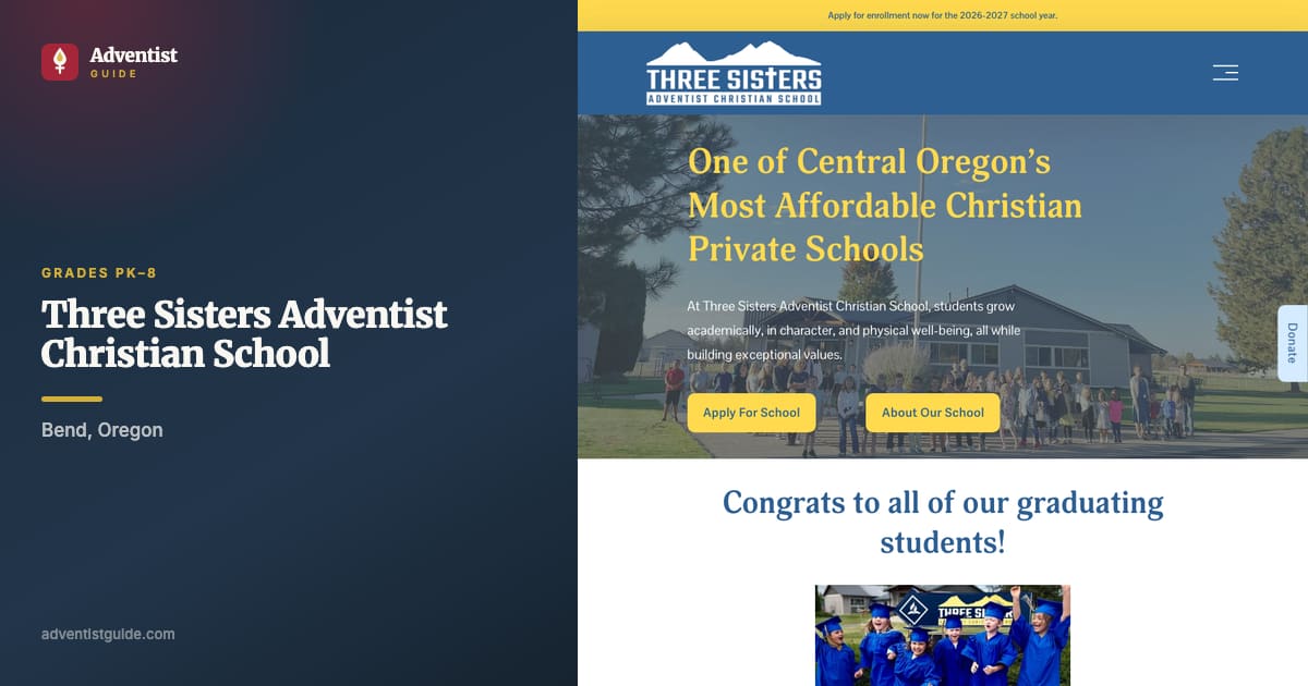 The Three Sisters Adventist Christian School website