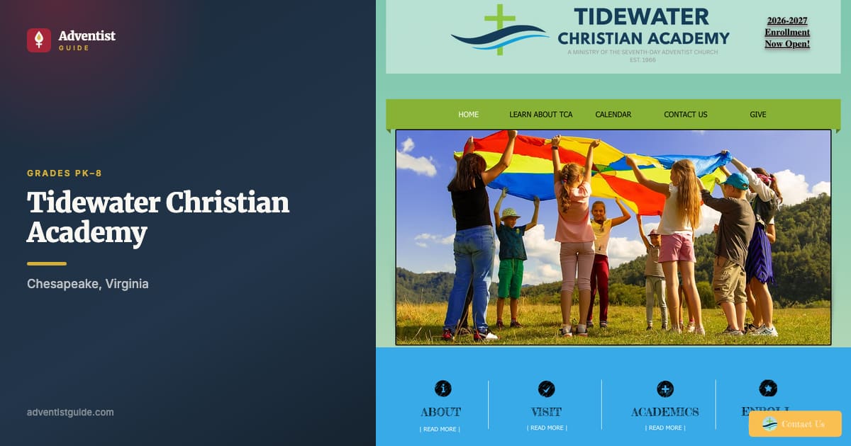 The Tidewater Christian Academy website