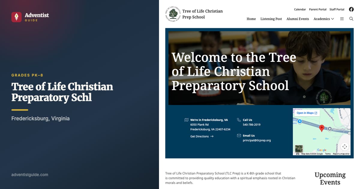 The Tree of Life Christian Preparatory Schl website