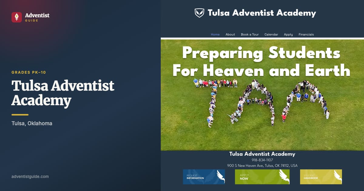 The Tulsa Adventist Academy website