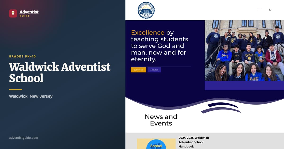 The Waldwick Adventist School website